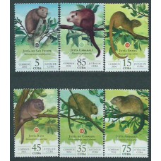 Cuba Correo 2016 Yvert 5475/80 ** Mnh  Fauna