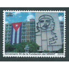 Cuba Correo 2016 Yvert 5491 ** Mnh  55º Aniversario del Minint