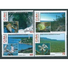 Cuba Correo 2016 Yvert 5495/98 ** Mnh Parque Nacional fauna