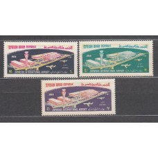 Siria - Aereo Yvert 348/50 ** Mnh  Aeropuerto