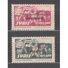 Siria - Correo Yvert 87/8 ** Mnh