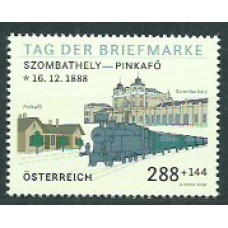 Austria Correo 2016 Yvert 3122 ** Mnh Dia del Sello  Tren