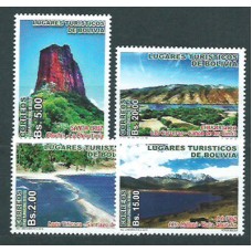 Bolivia Correo 2016 Yvert 1586/89 ** Mnh Lugares Turisticos