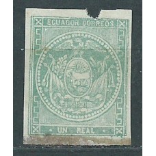 Ecuador - Correo 1865 Yvert 2 (*) Mng  con defecto