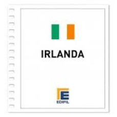 Edifil - Irlanda 2016/2019, papel blanco montado transparente o negro