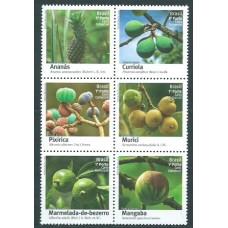 Brasil Correo 2016 Yvert 3577/82 ** Mnh  Frutas del Cerrado