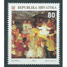 Croacia Correo 1992 Yvert 178 ** Mnh