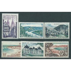 Francia - Correo 1954 Yvert 976/81 (*)