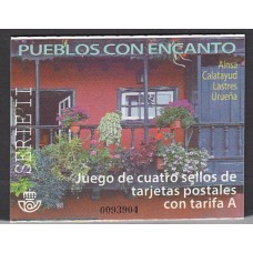 España II Centenario Correo 2017 Edifil 5126/9 ** Mnh Carnet Pueblos con encanto