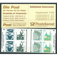 Alemania Federal Correo 1991 Yvert 1383 Carnet ** Mnh