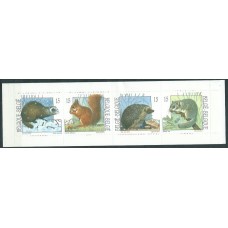 Belgica Correo 1992 Yvert 2477/80 Carnet ** Mnh