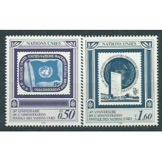 Naciones Unidas Ginebra Correo 1991 Yvert 214/15 ** Mnh