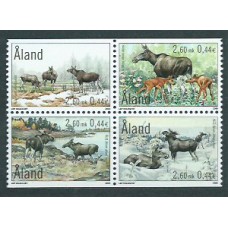 Aland Correo Yvert 171/74 ** Mnh  Fauna