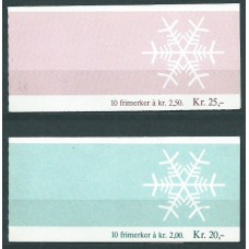 Noruega Correo 1985 Yvert 894-895 Carnets ** Mnh Navidad