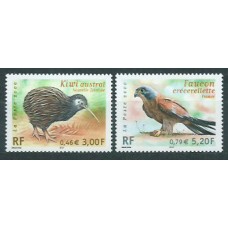 Francia - Correo 2000 Yvert 3360/61 ** Mnh Fauna Aves