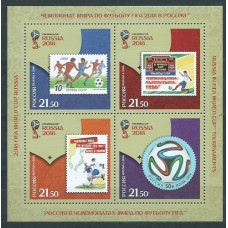 Rusia - Hojas 2016 Yvert 420 ** Mnh Futbol