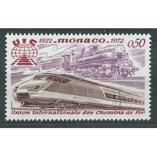 Monaco - Correo 1972 Yvert 879 ** Mnh Trenes