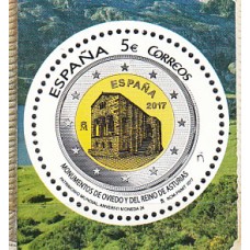 España II Centenario Correo 2017 Edifil 5149 SH ** Mnh Patrimonio mundial Oviedo