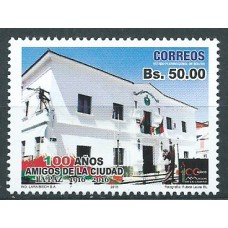 Bolivia Correo 2016 Yvert 1595 ** Mnh 100 Años Amigos de la Ciudad