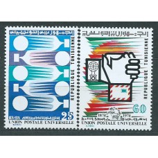 Tunez - Correo Yvert 782/83 ** Mnh UPU