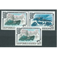 Rusia - Correo 1984 Yvert 5092/94 ** Mnh Barcos