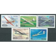 Rusia - Correo 1983 Yvert 4974/78 ** Mnh Aviones