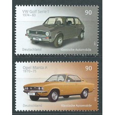 Alemania Federal Correo 2017 Yvert 3086/87 ** Mnh Coches Clásicos