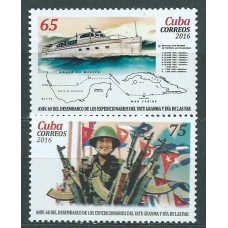 Cuba Correo 2016 Yvert 5520A/B ** Mnh Fechas Historicas de la Revolución cubana