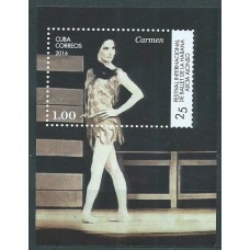 Cuba Hojas 2016 Yvert 332 ** Mnh Festival Internacional de Ballet