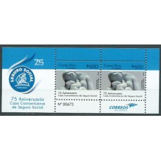 Costa Rica - Hojas Yvert 52 ** Mnh Seguridad Social