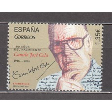 España II Centenario Correo 2017 Edifil 5164 ** Mnh Camilo José Cela