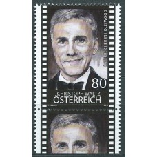 Austria Correo 2017 Yvert 3177 ** Mnh Austriacos en Hollywood