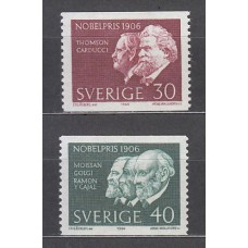 Suecia - Correo 1966 Yvert 552/3 *  Mh  Premios Nobel