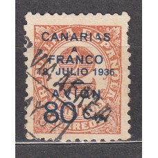 Canarias Correo 1937 Edifil 12 Usado