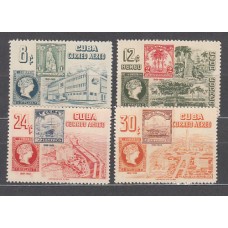 Cuba - Aereo 1955 Yvert 108/11 ** Mnh