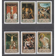 Burundi - Correo Yvert 531/3+A.268/70 ** Mnh Pinturas religiosas