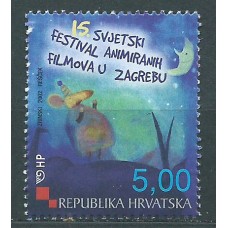 Croacia Correo 2002 Yvert 583 ** Mnh Cine