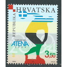 Croacia Correo 2004 Yvert 650 ** Mnh Deportes Olimpiadas de Atenas