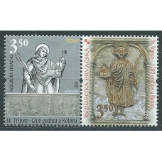 Croacia Correo 2009 Yvert 839/40 ** Mnh Religión