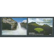 Islandia Correo 2013 Yvert 1305/6 ** Mnh