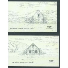 Islandia Correo 2015 Yvert 1397-1399 Carnets ** Mnh Arquitectura