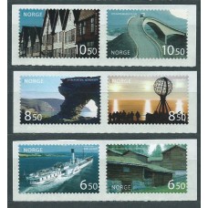 Noruega Correo 2006 Yvert 1525/30 ** Mnh Turismo