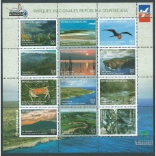 Dominicana Correo 2015 Yvert 1841/52 ** Mnh Parques Nacionales