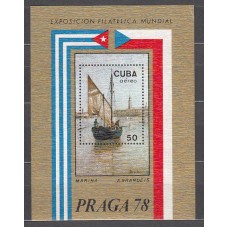 Cuba - Hojas 1978 Yvert 54 ** Mnh  Barcps