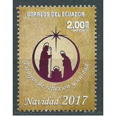 Ecuador Correo 2017 Yvert 2772 ** Mnh Navidad