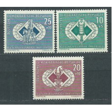 Alemania Oriental Correo 1960 Yvert 501/3 ** Mnh Ajedrez