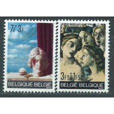 Belgica Correo 1970 Yvert 1564/65 ** Mnh Pinturas