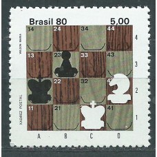 Brasil Correo 1980 Yvert 1451 ** Mnh Ajedrez