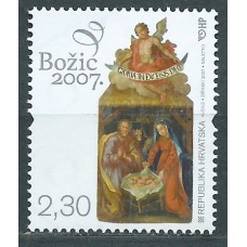 Croacia Correo 2007 Yvert 777 ** Mnh Navidad