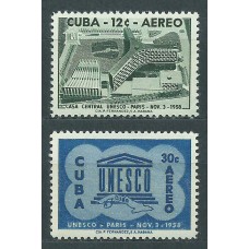 Cuba - Aereo 1958 Yvert 193/94 ** Mnh